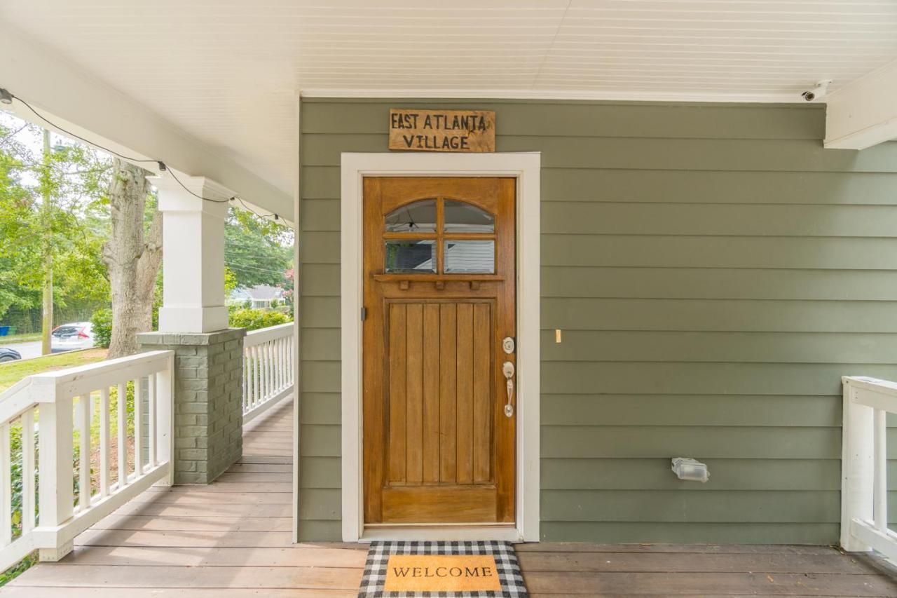 Modern Cozy Bungalow In East Atlanta Village Exteriör bild